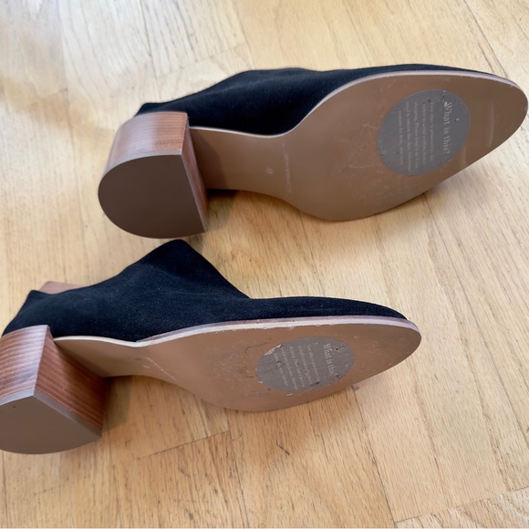 Everlane Suede Heel Mule Bootie, Size 8 - Picture 3 of 6